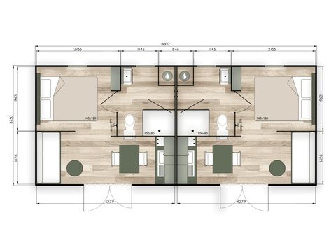 Studio 2 Personen - Komfort 2 Personen