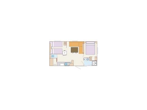 Mobile home 6 persons