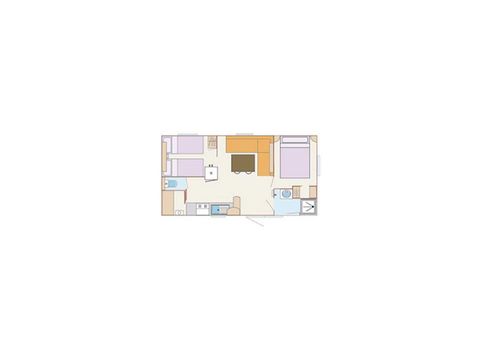 MOBILHOME 6 personas - Winsurf 4/6 pers con aire acondicionado