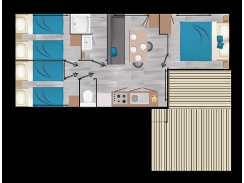 MOBILE HOME 6 people - FAMILY DECLIK CLIM