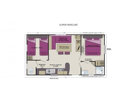 Stacaravan 4 personen - ECO COTTAGE