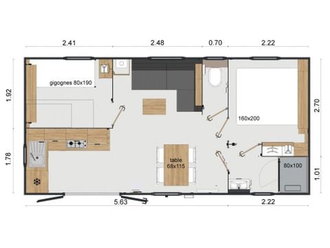 Mobile home 4 persons - CASA