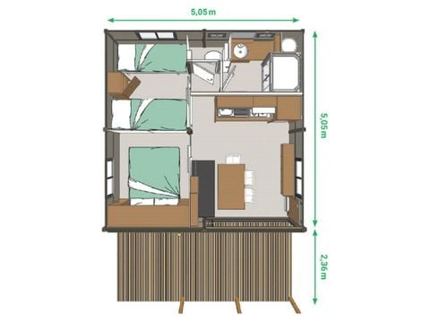 Chalet 5 Personen - BAMBÙ