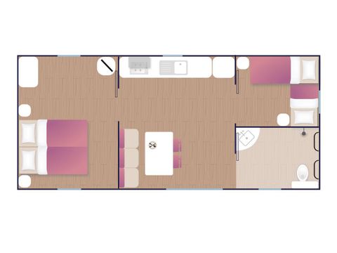 BUNGALOW 4 personnes - PMR Confort 31m²