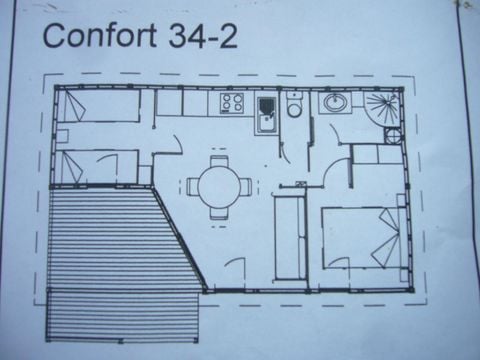 Chalet 4 Personen - 2 Zimmer