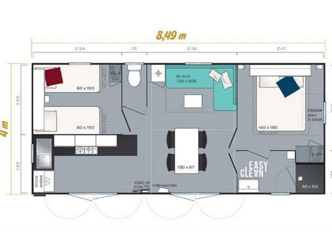 BUNGALOW 4 personnes - PREMIUM