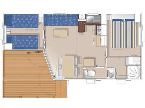 CASA MOBILE 4 persone - Moorea