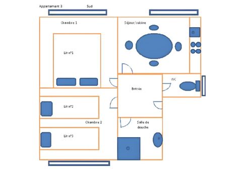 Apartement 4 Personen - N°3