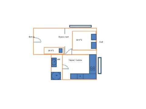 Apartment 3 persons - N°1