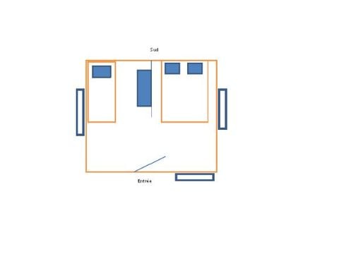 Chalet 4 Personen - Ohne Sanitäranlagen