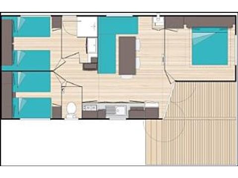 Mobilhome 6 personnes - CLASSIQUE