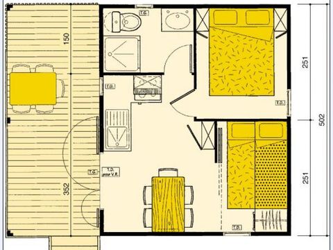 CHALET 4 personnes - Lavande