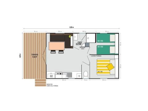 MOBILHOME 4 personnes - VACOA