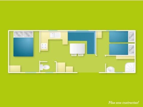 MOBILE HOME 6 people - Mobile-home 4/6 places 26m² .TV 6 pers