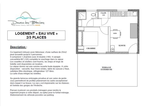 CASA 3 personas - AGUA BLANCA TERRAZA CUBIERTA TV