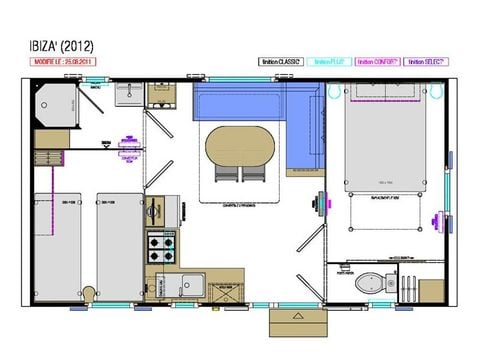 Mobile home 4 persons - COMFORT+ 27m