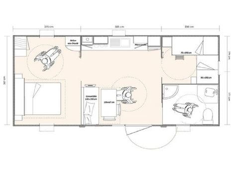 Mobilheim 4 personen - PMR