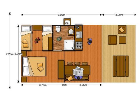 Lodge 5 persons - Lodge tent sleeps 5