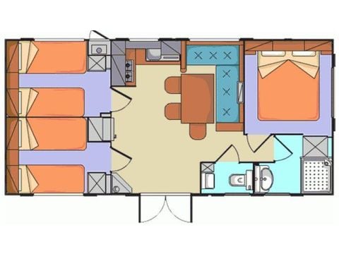 CASA MOBILE 6 persone - GRAND CHARME