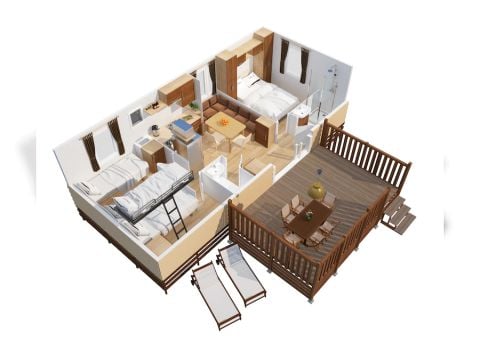 Mobile home 6 persons - SunLodge Aspen