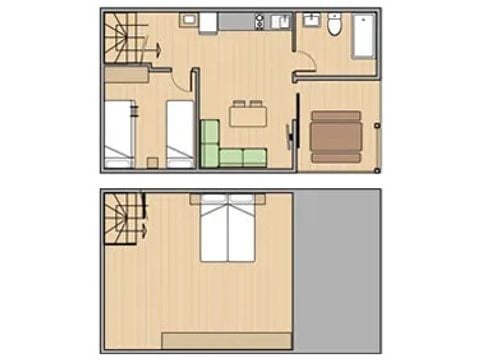 Bungalow 5 Personen - Standard B08