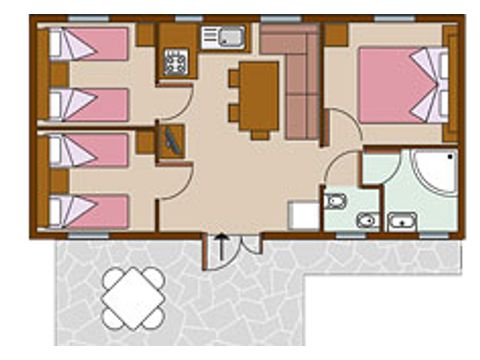 Mobile home 6 persons - MAXICARAVAN
