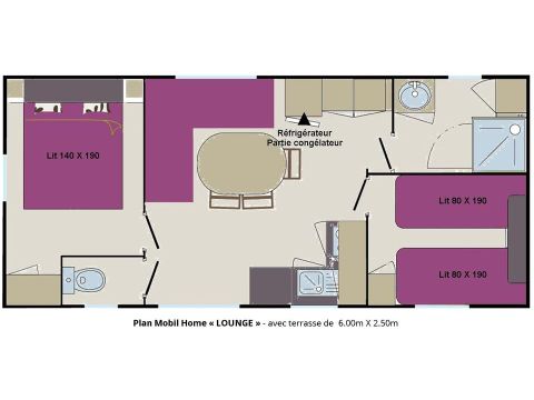 Casa mobile 6 persone - Salone