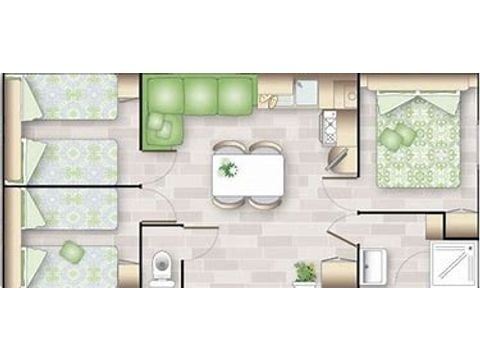 MOBILE HOME 6 people - Valeriane