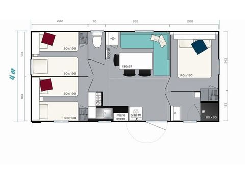MOBILHOME 7 personnes - Classic