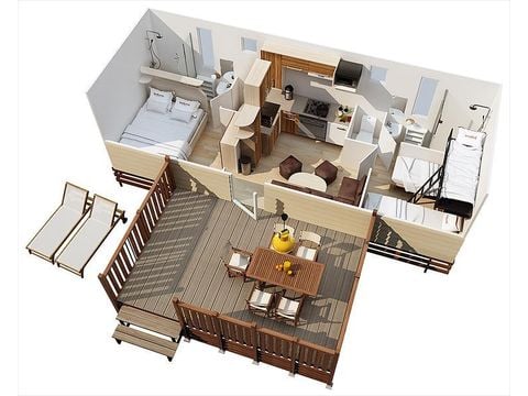 Mobilheim 5 personen - Maple
