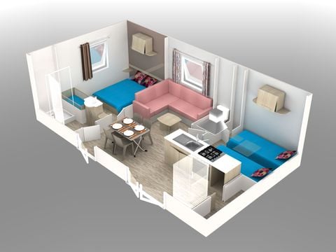 MOBILHOME 4 personas - DULCE HOGAR