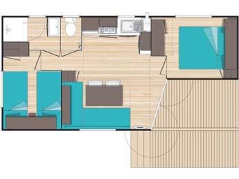 Mobile home 4 persons - NOUMEA