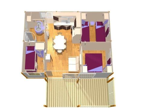 CHALET 7 persone - SAMOA