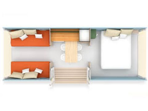 TENDA DA CAMPEGGIO 4 persone - Ciela Coco Sweet Tent - 2 camere da letto (senza servizi igienici)