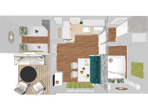 MOBILE HOME 4 people - Premium range - Rio 4 pers - Air-conditioned