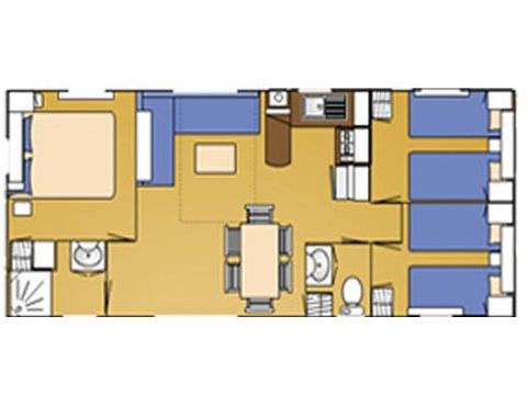 Mobilheim 7 Personen - KOMFORT