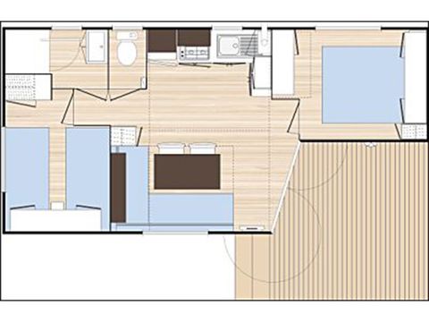MOBILHOME 5 personas - Zen