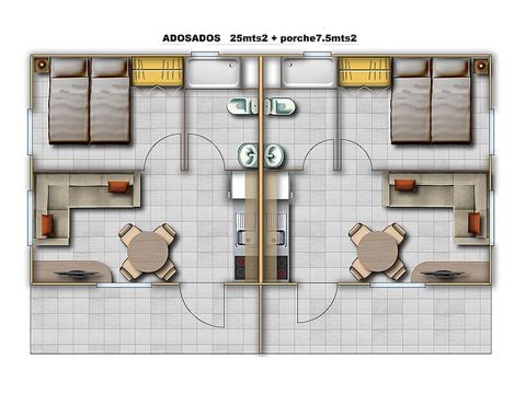 BUNGALOW 3 personas - JUMEAU