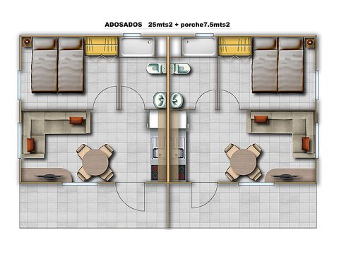 Bungalow 3 persons - JUMEAU