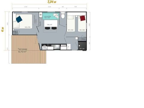 Casa mobile 4 persone - LOGGIA