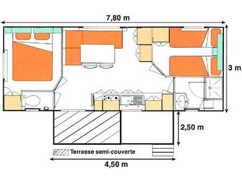 Mobile home 6 persons - MRI Titania 4-6 persons