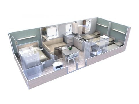 Mobile home 6 persons - EVO 33