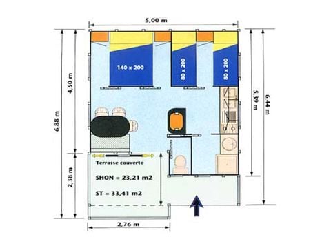 Chalet 5 persons - Gitotel Cottage 5