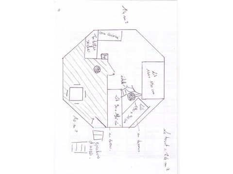 Accommodatie 4 personen - Boomhut 24m² 1 kamer - met sanitair