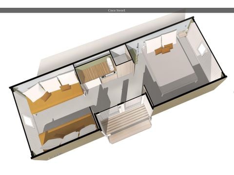 BUNGALOW TOILÉ 4 personnes - Cocosweet