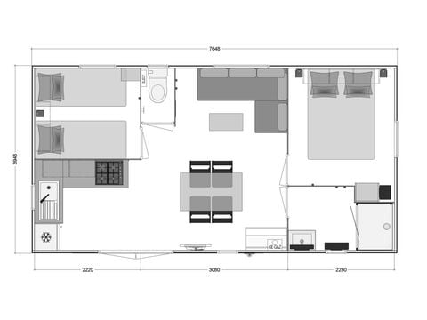 MOBILHOME 4 personnes - Bahia