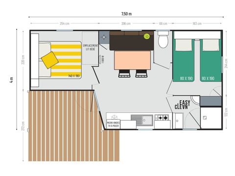 MOBILHOME 4 personnes - Mobil Home Loggia (neuf 2020)