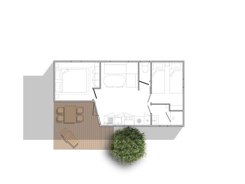 Mobile home 4 persons - Loggia Confort (new 2022)
