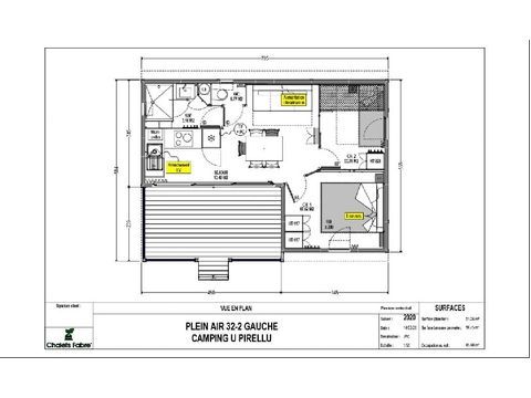 CHALET 5 people - Outdoor 2 rooms Saturday