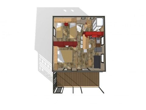 CHALET 5 people - NEPITA - 2 bedrooms